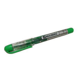 Текстовыделитель Брауберг зеленый жидкие чернила линия 1-3мм 151202